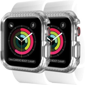 ITSKINS Coque Semi-Rigide Spectrum Clear pour Apple Watch Série 4 44 mm Transparente