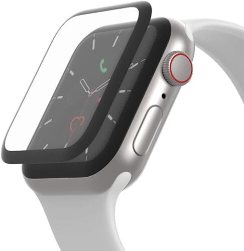 Belkin Protection d’écran pour Apple Watch Series 5 et Apple Watch Series 4 (protège-écran bord-à-bord pour Apple Watch 40m)