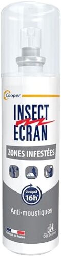 INSECT ECRAN – Anti-moustiques – Spray répulsif peau – Protection contre les piqûres de moustiques – Zones Infestées – Made in France – 100 ml