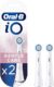 Oral-B iO Gentle Care Brossettes de Recharge pour Brosse à Dents Électrique Jusqu’à 100 % d’élimination de la plaque dentaire, Pack de 2