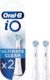 Oral-B iO Ultimate Clean, Embout, Pack de 2 Brossettes de Rechange, pour Brosse à Dents Électrique Jusqu’à 100 % d’élimination de la Plaque Dentaire, Blanc